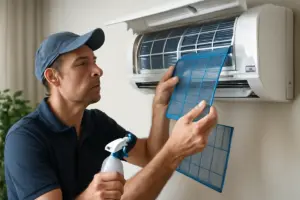 Manutenzione corretta per condizionatori domestici: il passaggio fondamentale per aria più pulita e salute migliore