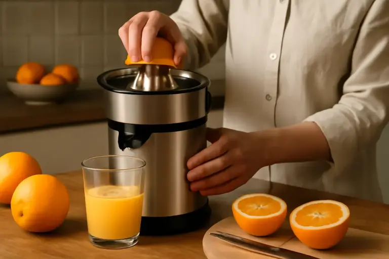Utilizzo corretto dello spremiagrumi elettrico: il dettaglio che fa risparmiare tempo e sprechi in cucina