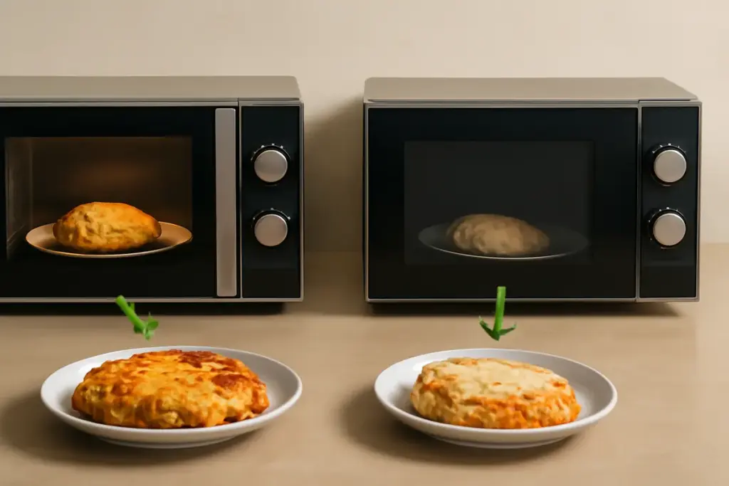 Forno a microonde con grill o senza? La differenza che influenza il risultato dei tuoi piatti
