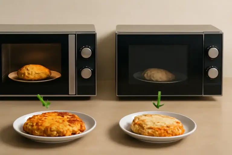 Forno a microonde con grill o senza? La differenza che influenza il risultato dei tuoi piatti